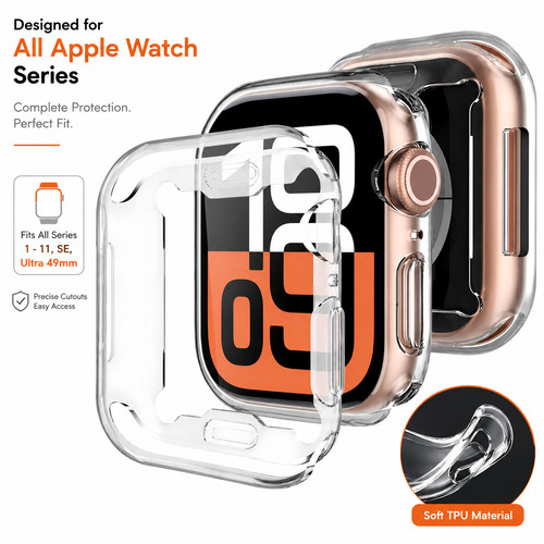 Clear case for - clear, watch